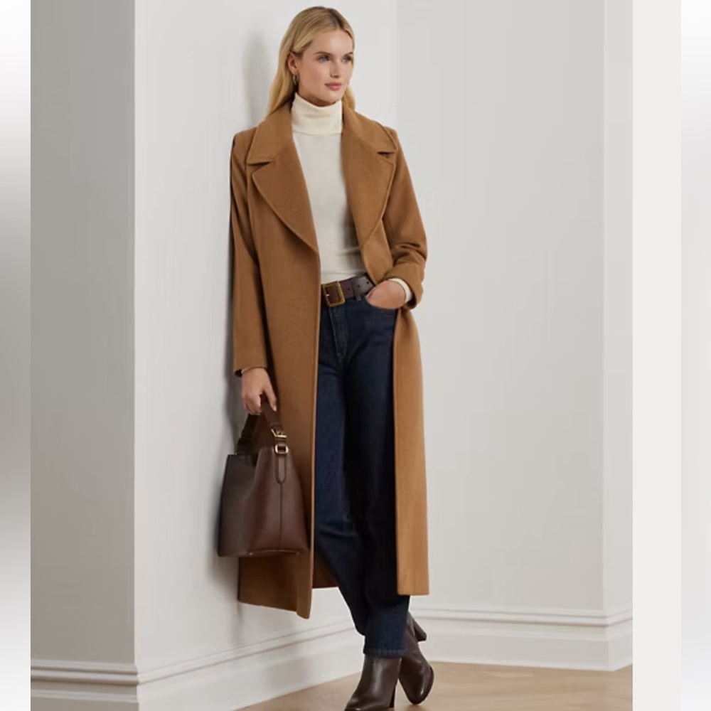 Lauren Ralph Lauren Camel Pea Coat